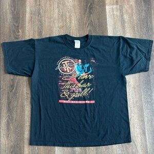 Vintage Toby Keith Tee Shirt, unisex fit Gildan Brand Tee shirt. Black.